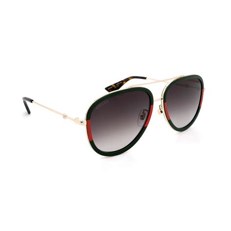 Gucci GG0062S Aviator Sunglasses For Men 